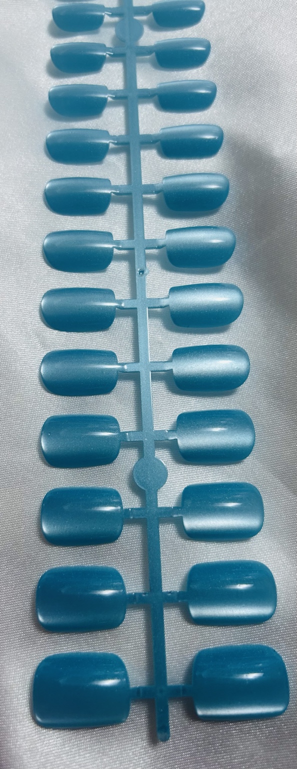 Set de uñas press on Aqua Satin
