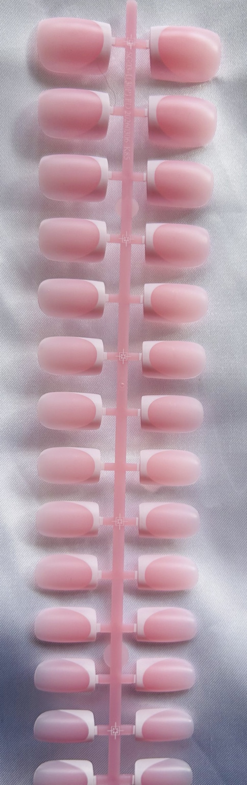 Set de 30 uñas press on Blush Serenity