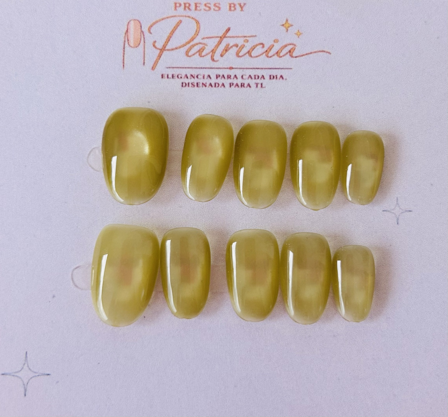 Set de uñas press on Citrine Glow