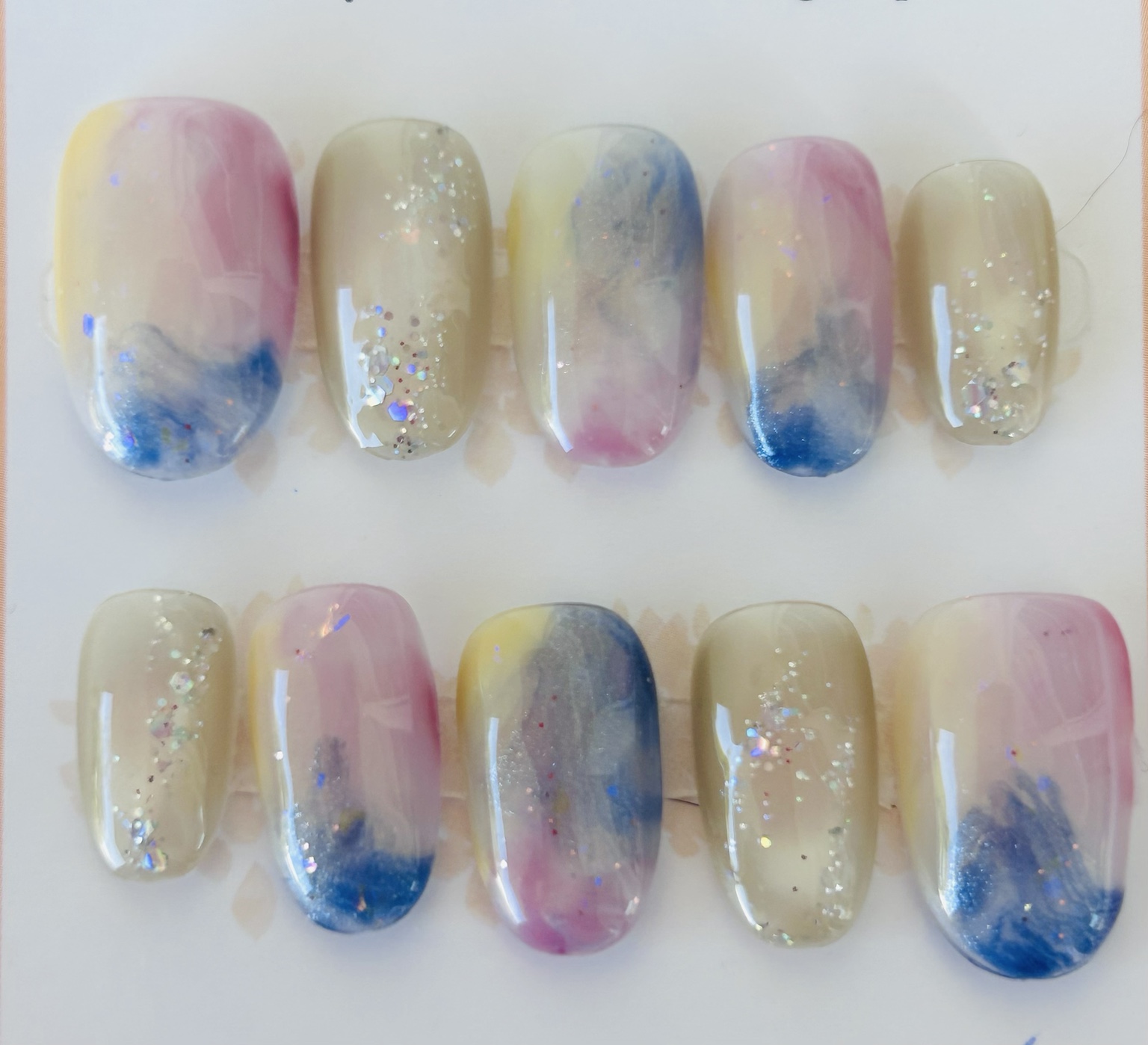 Set de uñas press on Pastel Mirage