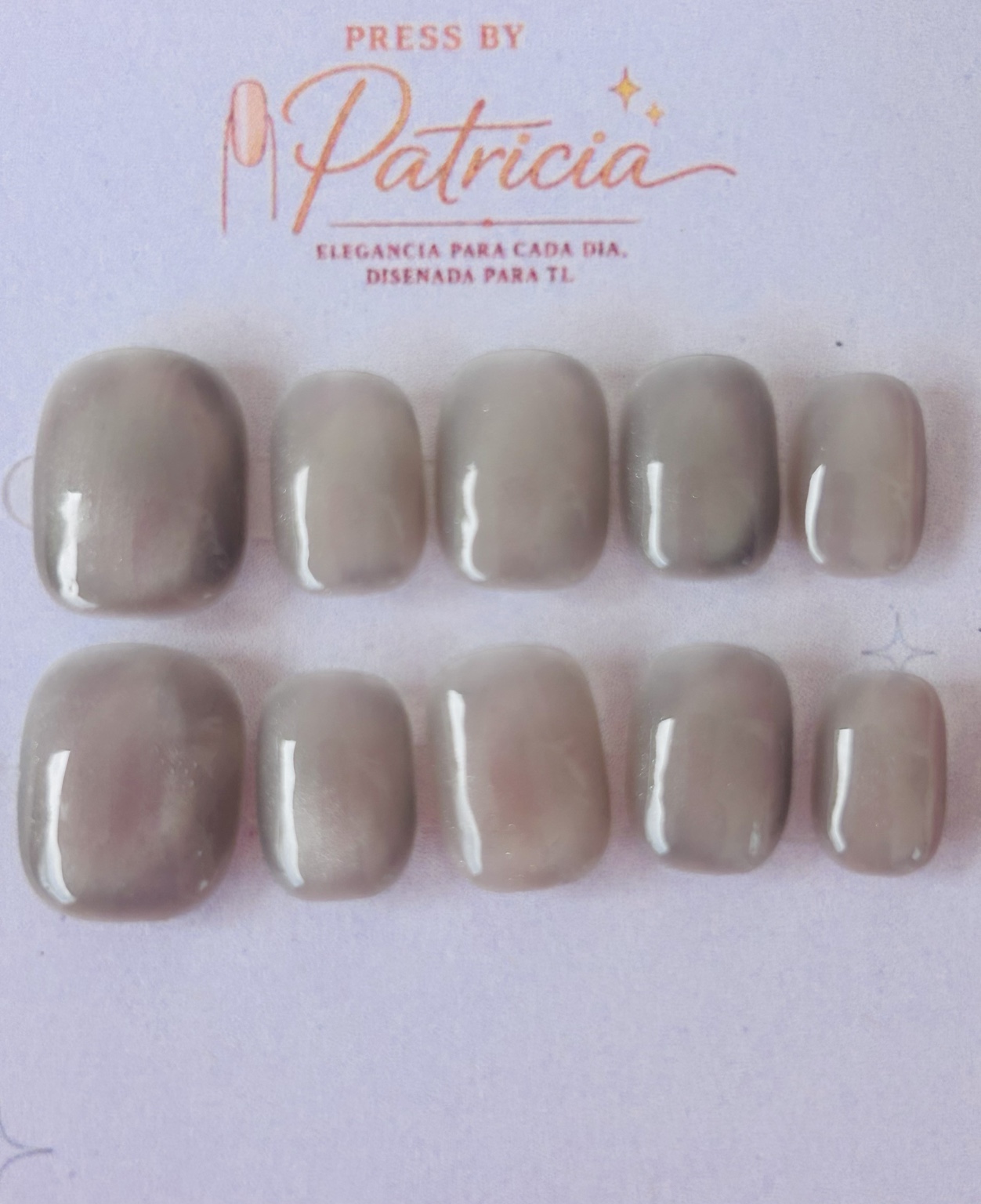 Set de uñas press on Pearl Whisper