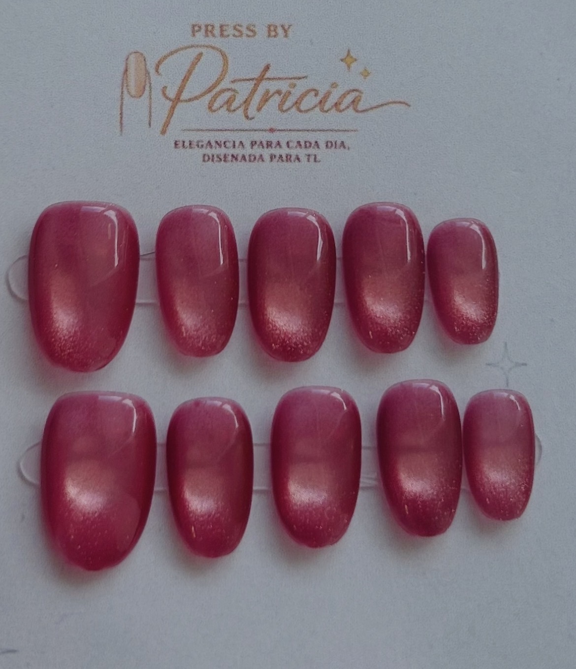 Set de uñas press on Rosa Encanto
